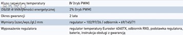 EUROSTER 4040TXRXB regulator bezprzewodowy tygod.