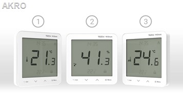 Tech sterownik SINUM RI-1 Plus BIAŁY Regulator pok