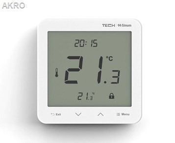 Tech sterownik SINUM RI-1 Plus BIAŁY Regulator pok