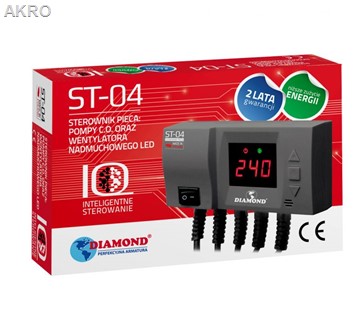 Sterownik Diamond ST-04 pompa centralnego ogrzewania dmuchawa WIFI LED