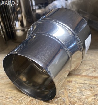 Wkład kominowy redukcja jednościenna 100-/125-