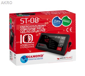 Sterownik Diamond ST-08 kocioł LED PID