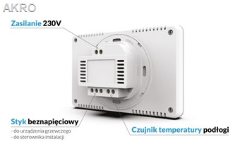 TECH ST-293zv3 dwustanowy CZARNY przewodowy p/t