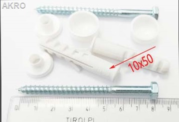 Kompletm do mocowania miski WC