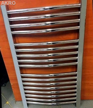 GRZEJNIK łazienkowy 55x80 CHROM łuk drabinka 311W 90°C