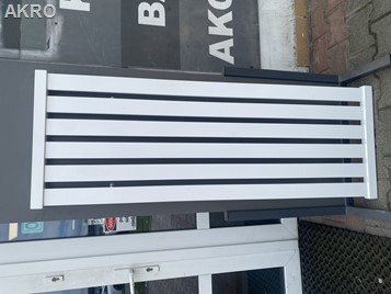 Grzejnik łazienkowy biały ZAKINTOS pionowy V50 160x60