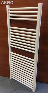 GRZEJNIK łazienkowy 60x120 biały prosty drabinka 723W 90°C