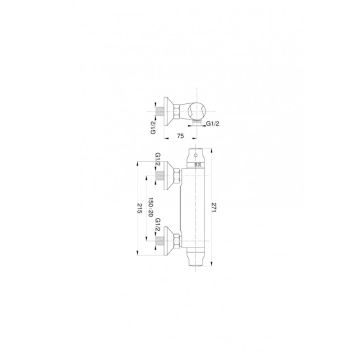 AMAZONKA bateria natryskowa termostatyczna