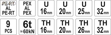 Praska hydrauliczna ręczna do złączek TH+U