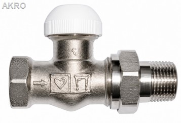 Zawór grzejnikowy termostatyczny 3/4" prosty Herz M28