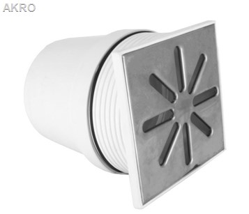Kratka ściekowa 15x15 110 bok metal kosz
