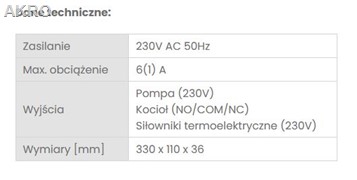 ENGO ECB08M230 listwa sterująca 8-stref