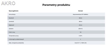 Tech Sterowniki SINUM PPS-02 2 przekaź. do stero.