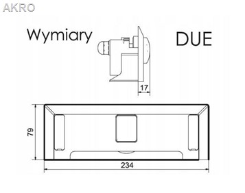 Odkurzacz centralny Szufelka automatyczna DUE szara niska system USTM rura 51mm