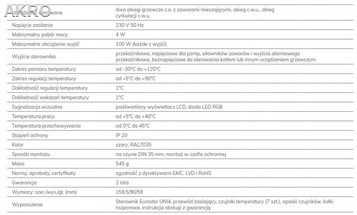 EUROSTER UNI4OBUD sterownik instalacji grzewczej