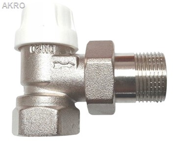 Zawór grzejnikowy termostatyczny 3/4" kątowy M30x1,5