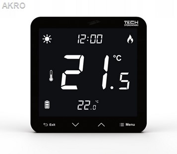 TECH R-9s PLUS czarny regulator pokojowy kc5372