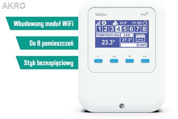 TECH WIFI ZESTAW PAKIET DO STEROWANIA GRZEJNIKAMI