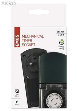 EMOS mechaniczny programator czsowy zewnętrzny cz