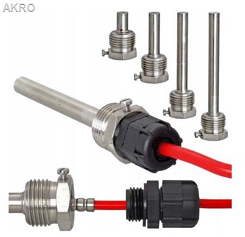 Dławik czarny PG9 do kieszeni termometru