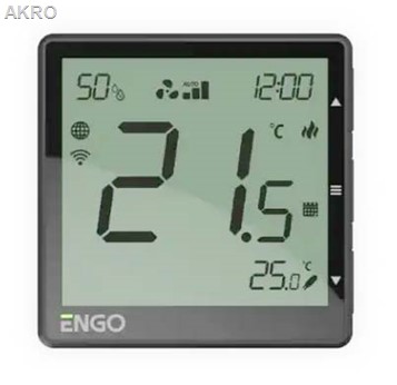 Regul.ENGO EFAN 230V czarny podtynk Wi-FI