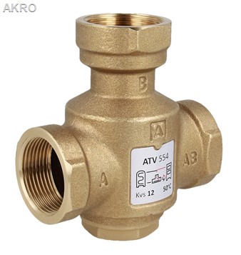 AFRISO Zawór temperaturowy 3-DR 55°C 5/4, 9kvs