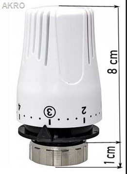 Głowica termostatyczna LUX gwint M28x1,5 do grzejn