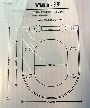 Deska sedesowa wolnoopadająca KENT AWD