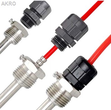 Dławik czarny PG9 do kieszeni termometru