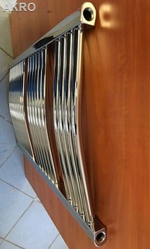 GRZEJNIK łazienkowy 55x100 CHROM łuk drabinka 367W 90°C
