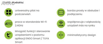 ENGO EIRTXWIFI pilot podczerwieni SMART