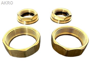 Śrubunki do pompy co 1'' dn25 MOSIĘŻNE komplet 6/4x1"