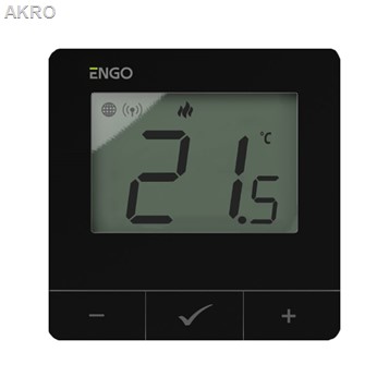 E25-24B Regulator temperatury 24V czarny Internet.