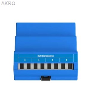 TECH SINUM PS-08m 230 Moduł przekaźnika na szynę