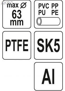 PEX nożyce do pex PP 63mm obcinak