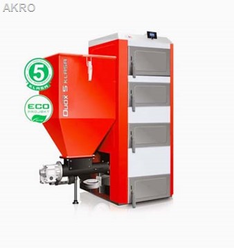 Kocioł na ekogroszek Duox ZX 20 kW palnik żeliwny