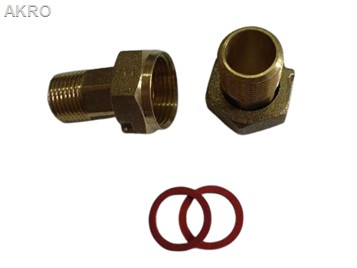 Łącznik wodomierza 1/2" - komplet