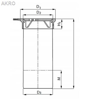 Pokrywa żeliwna teleskopowa 315 40t D40 krata