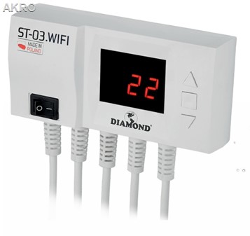DIAMOND sterownik pompy centralnego ogrzewania i CWU ST-03. WIFI