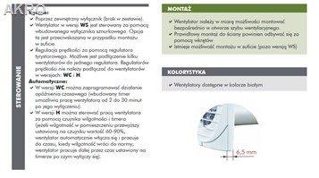 VENTIKA Wentylator SIMPLE D 100 STANDARD