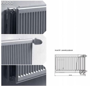 GRZEJNIK panelowy HIGIENICZNY V20 600x1800 1850W