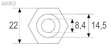 Kieszeń termometra 1/2" długa - 400mm