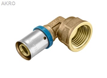 Kolano zaprasowywane 20x1/2" gwint wewnętrzny szczęka U