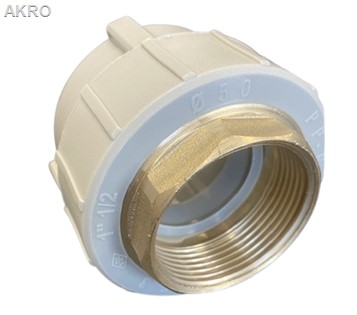 Mufa PP 50 z gwintem wewnętrznym 6/4" zgrzewana 50x6/4 gwint wewnętrzny