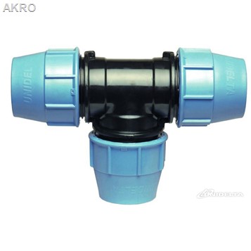 PE Trójnik 20x20x20 UNIDELTA złączka na rurę 20 mm