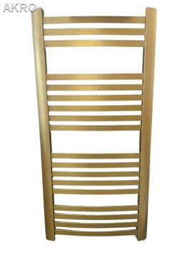 Grzejnik łazienkowy KRETA złoty 120x57 613W