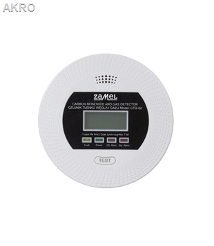 Czujnik tlenku węgla i gazu ZAMEL CTG-02 duo