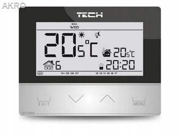 TECH Sterownik pokojowy ST-292 V2 CZARNY