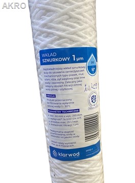 Wkład filtra 10" sznurkowy 1 mikron