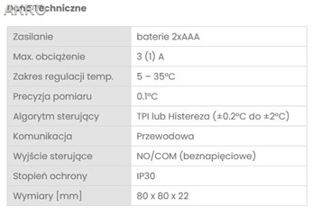 ENGO dobowy n/t przew.regu.temp. EASTBATW